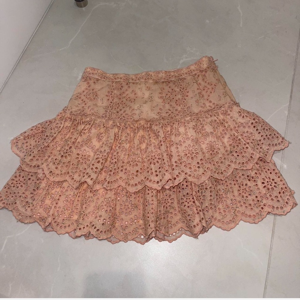 loveshackfancy mini skirt